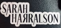 "Sarah Harralson" Sticker 