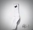 Unknown Scorpion Cotton-Blend Crew Sock Wht/Blk