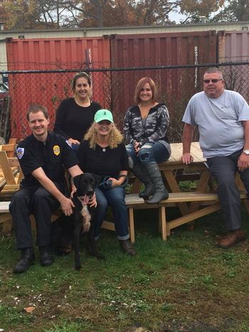 Donating six picnic table for the East Haven Animal Shelter's Meet-N-Greet Pavilion

