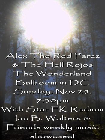 The Wonderland Ballroom November 25, 2012
