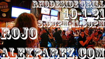 www.alexparez.com Alex The Red Parez aka El Rojo! Live! At Rhodeside Grill in Arlington, VA! Friday, October 1st, 2021 8:30pm-11:30pm
