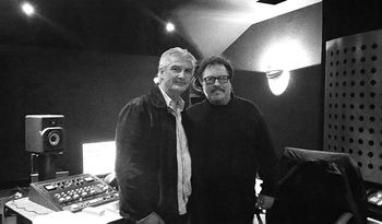 Me with Leon Zervos Mastering Engineer at Studios 301 Sydney
