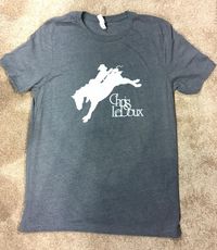 Chris LeDoux Gray Bucking Horse T-Shirt