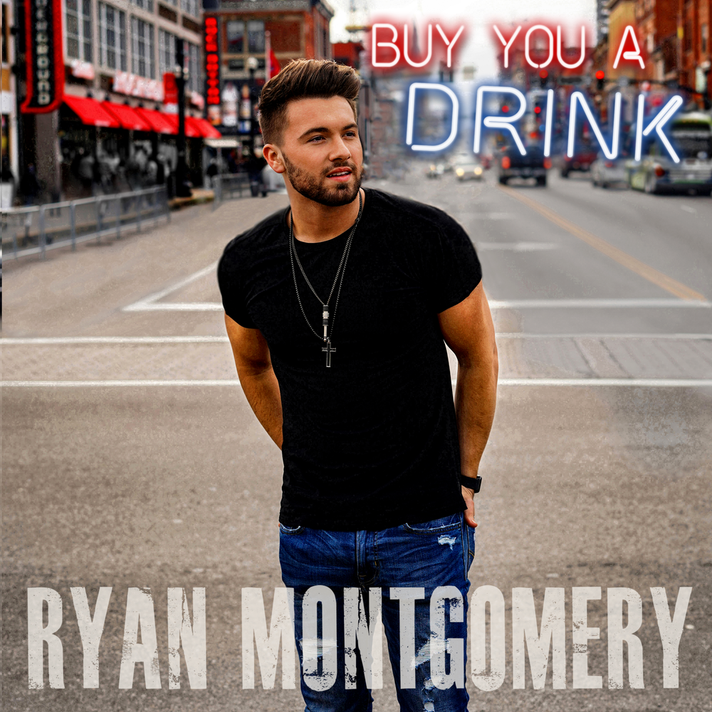 "Buy You a Drink", the second track on Montgomery's "Buzzed at First Sight" EP, released on May 10, 2019 (click photo to listen)
