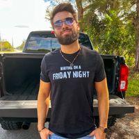 Mud Tire Black "Waiting on a Friday Night" T-shirt with RM Logo on Sleeve