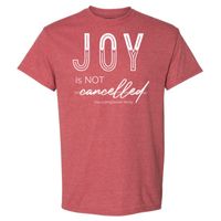 T-shirt "Joy Is Not Cancelled" - Red
