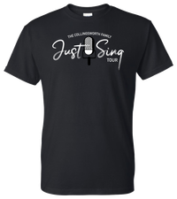 T-shirt "Just Sing!" - Black