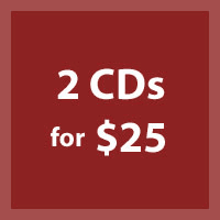 2 CDs for $25