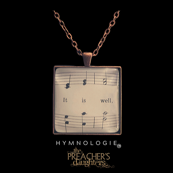 "It Is Well" HYMNOLOGIE Necklace (Square)