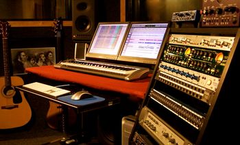 State of the art digital gear, great mics & pre's and an experienced engineer is here to guide you through the recording process.
