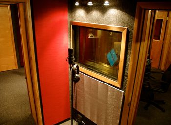 Isolation Booth #1 is perfect for guitar amps and wind instruments such as saxophones and brass.
