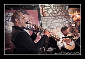 kostel (sax)& o. christian(guitar), live at the wine festival in bardolino october/2011
