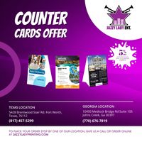 9 Inch Counter cards