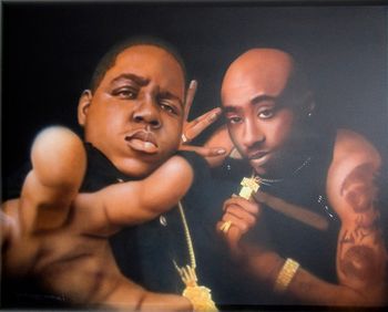 'Biggie Smalls - Tupac Shakur' (sold)
