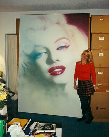 'M. Monroe' 8' canvas (sold)

