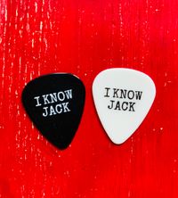 "I Know Jack" Guitar Pick