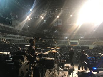 Soundchecking in Indianpolis
