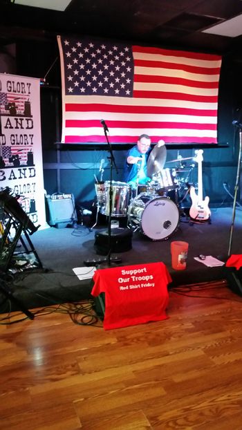 Setting up for Gig at American Legion Post #312
