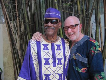 Otheloo Monlineaux & Arthur Barron at Maxine's Bistro in South Beach
