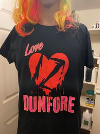 Black Love Iz Dunfore Ladies T-Shirt