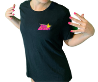 Black Embroidered t-shirt M