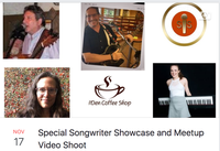 Special Songwriter Showcase and Meetup Video Shoot