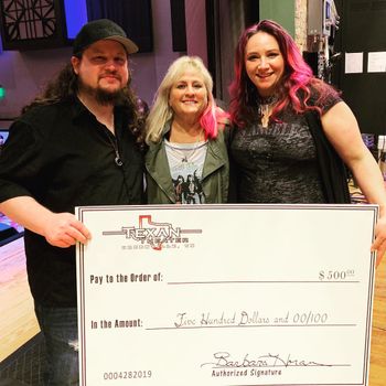 Top 3 Winner of 2019 TX Dream Night Talent Search with Owner, Wendy Klein Kay
