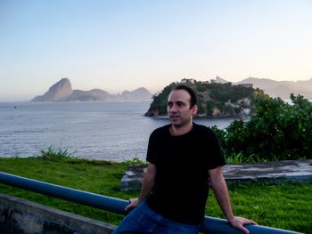 View Of the Sugar loaf from Niteroi Rio de Janeiro Brazil
