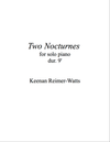 2 Nocturnes, for solo piano