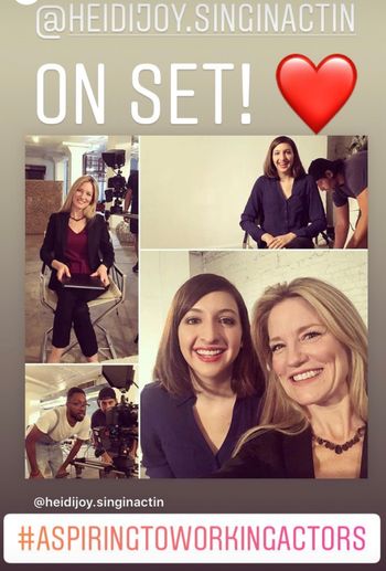 Heidi Joy with Rebecca Gambino on the Set of House Arrest | Nima Nourani, Dir.
