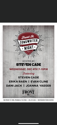 Front St. Songwriter Night 