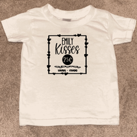 Personalized Kisses Shirt (Hugs are Free!)
