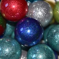 Glitter Christmas Balls - Medium