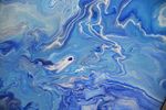 Blue Ocean Swirl