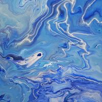 Blue Ocean Swirl