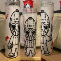 Jason (Friday the 13th) Candle
