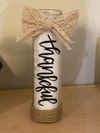 Rustic Thankful Candle