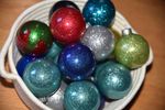 Glitter Christmas Balls - Medium