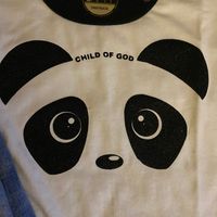 “Blessed University” Child Of GOD: Panda (White/Blk)