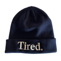 *New Item! Puff Stitch “Tired.” Beanie 