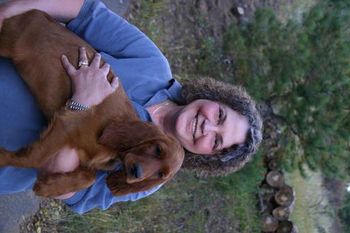 Rowan, olive girl, is in her new home with Becky Richardson in Colorado Springs.
