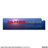 James Dore Logo blue lense flare Bumper Sticker
