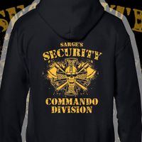 SARGE'S SECURITY "COMMANDO DIVISION" unisex hoodie