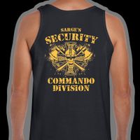 SARGE'S SECURITY "COMMANDO DIVISION" Tank Top