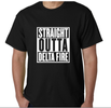 Straight Outta Delta Fire T-Shirt: Black