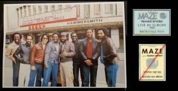 Maze with Second Image as special guests 'SOLD OUT' Hammersmith Odeon. London - 1982 /3
