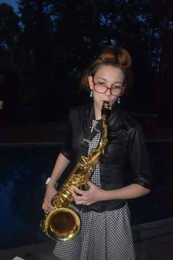 Angelica on Sax

