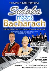 POSTPONED - Sedaka meets Bacharach (with The Welsh Television Orchestra)