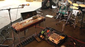 A shot of my pedal steel and pedalboard.
