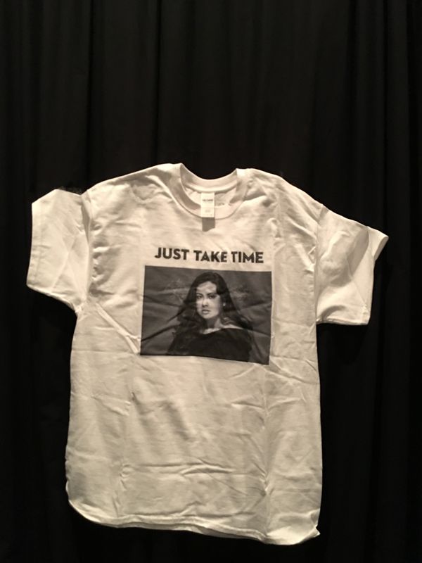 White "Just Take Time" T-Shirt